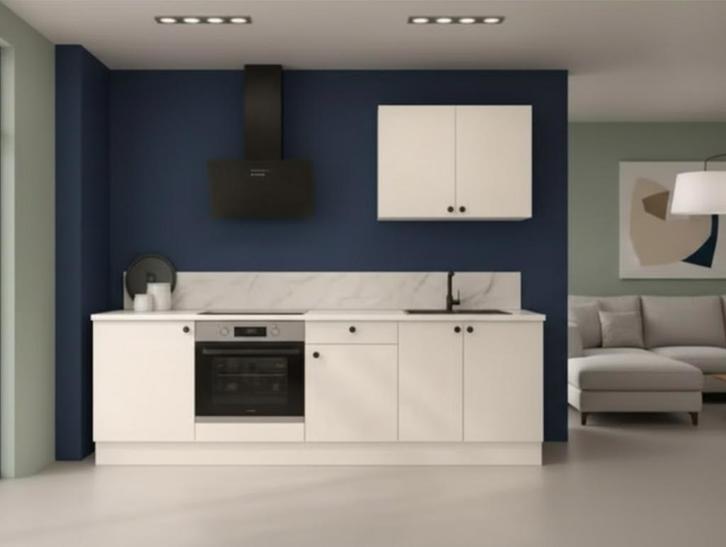 keuken, Maison & Meubles, Cuisine | Cuisines complètes, Utilisé, Noir, Enlèvement