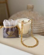 Halsketting, Handtassen en Accessoires, Kettingen, Ophalen of Verzenden, Nieuw, Geel, Overige materialen