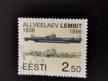 Estonie 1996 - sous-marin Lembit, Enlèvement ou Envoi, Affranchi