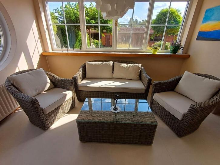 Loungeset, Tuin en Terras, Tuinsets en Loungesets, Zo goed als nieuw, Loungeset, Ophalen