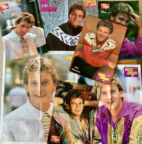 7 posters -  LUC STEENO  ✂️🎶🪗, Verzamelen, Posters, Zo goed als nieuw, Verzenden