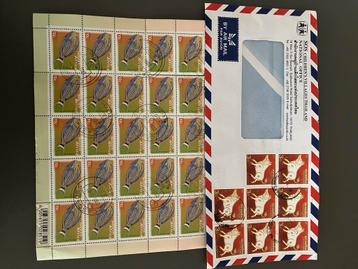 Air-mail THAILAND + Vel 25 zegels Z-Afrika. beschikbaar voor biedingen