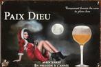 Reclamebord vintage Paix Dieu - mancave poolhouse nieuw, Ophalen of Verzenden, Zo goed als nieuw, Reclamebord