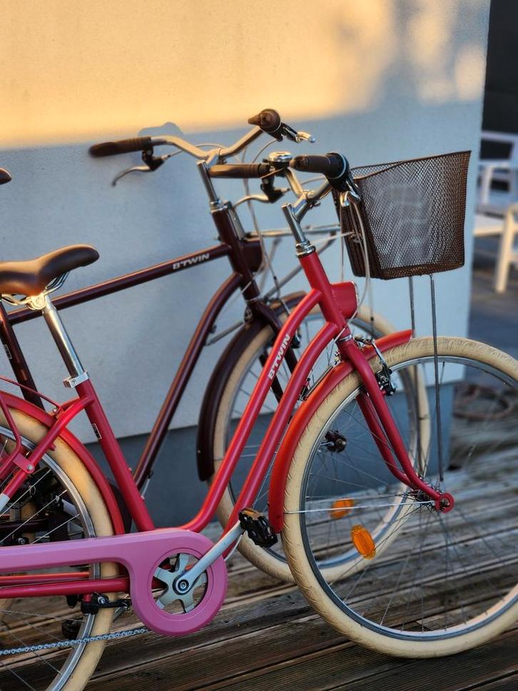 Zeer mooi duo stadsfietsen, Vélos & Vélomoteurs, Vélos | Ancêtres & Oldtimers, Enlèvement