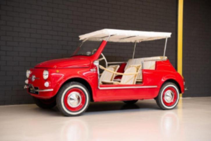 Fiat Jolly, Auto's, Fiat, Particulier, Benzine, Cabriolet, 2 deurs, Handgeschakeld, Rood, Overige kleuren, Overige bekleding, Ophalen