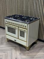 Luxe Boretti Majestic Crème 100cm 6 pits Gas + Elektr. Ovens, Ophalen of Verzenden, Gas