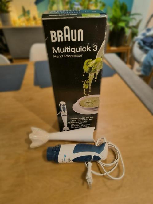 Braun Multiquick 3 Staafmixer, Elektronische apparatuur, Keukenmixers, Gebruikt, 2 snelheden, Vaatwasserbestendig, Ophalen