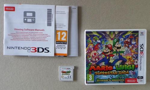 Mario & Luigi Superstar Saga + Browser's Minions voor de 3DS, Consoles de jeu & Jeux vidéo, Jeux | Nintendo 2DS & 3DS, Comme neuf