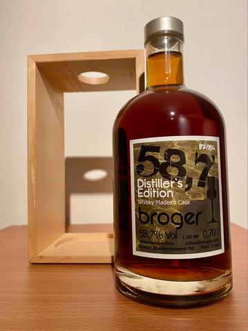 Whisky Broger Distiller’s Edition beschikbaar voor biedingen