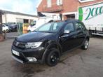 DACIA SANDERO STEPWAY BENZINE 10-19, Auto's, Zwart, Bedrijf, Cruise Control, Handgeschakeld