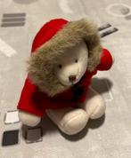 Ours en peluche avec manteau rouge, Utilisé, Enlèvement ou Envoi