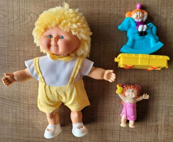 Cabbage Patch Kids: 3 verschillende figuurtjes/popje, Enlèvement ou Envoi, Utilisé