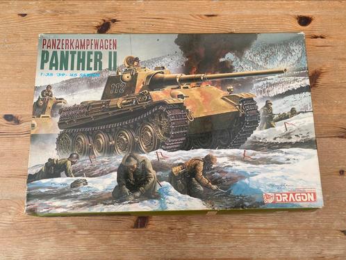 Panther ll - Dragon 1/35, Hobby en Vrije tijd, Modelbouw | Auto's en Voertuigen, Tank, 1:32 tot 1:50, Ophalen of Verzenden