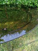 Grande Table basse Vintage ronde Salontafel, Ophalen, Gebruikt, Rond, Glas