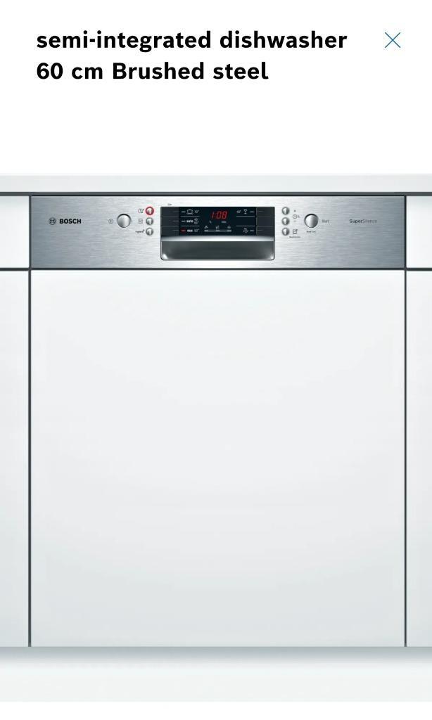 Lave-vaisselle Bosch SMIN45ISO 4 E  Encastrable silencieux, Elektronische apparatuur, Vaatwasmachines, Zo goed als nieuw, Inbouw