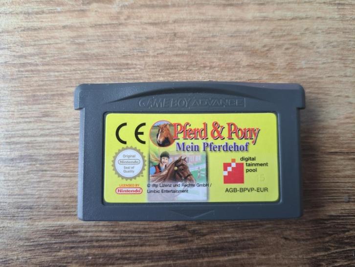 Pferd & Pony – Mein Pferdehof Nintendo GameBoy Advance (GBA), Games en Spelcomputers, Games | Nintendo Game Boy, Zo goed als nieuw