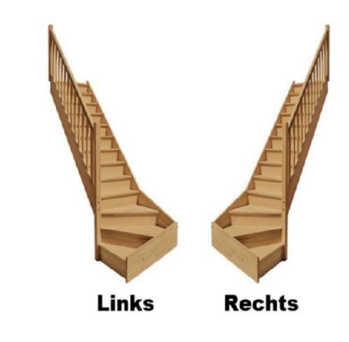 beuken trap 1/4, Doe-het-zelf en Bouw, Ladders en Trappen, Nieuw, Trap, Ophalen