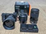 Sony a6400 met 3 Lenzen, Audio, Tv en Foto, Fotocamera's Digitaal, Ophalen, Zo goed als nieuw, Spiegelreflex, Sony