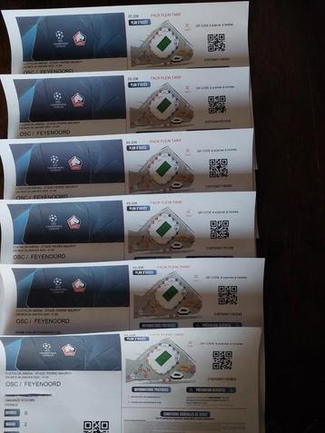 Football e tickets coupe d Europe, Envoi