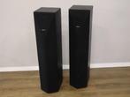 Set van Twee Zwarte Sony Toren Speakers, Niet ingevuld, Niet ingevuld, Niet ingevuld