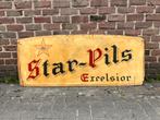 Star Pils Excelsior reclamebord, Ophalen, Gebruikt, Reclamebord, Plaat of Schild
