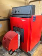 Mazoutketel + brander, Ophalen, Gebruikt