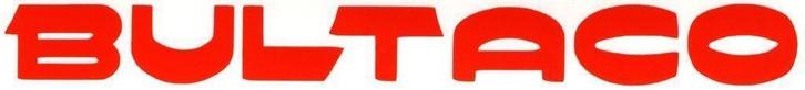 Bultaco sticker #2, Motoren, Accessoires | Stickers, Verzenden