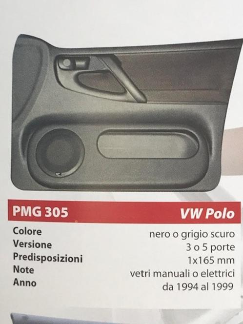 PMG305 - deurpaneel voor VW Polo 1994, Auto diversen, Autospeakers, Nieuw, Ophalen of Verzenden