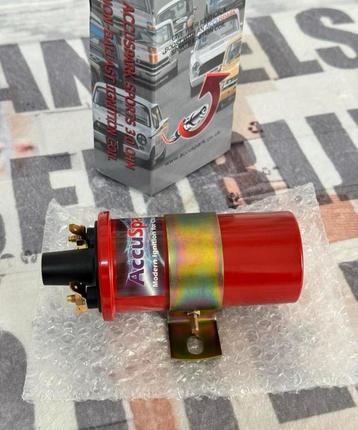 AccuSpark RED 12Volt Sport Ontstekingsspoel 3Ohm rood tuning beschikbaar voor biedingen