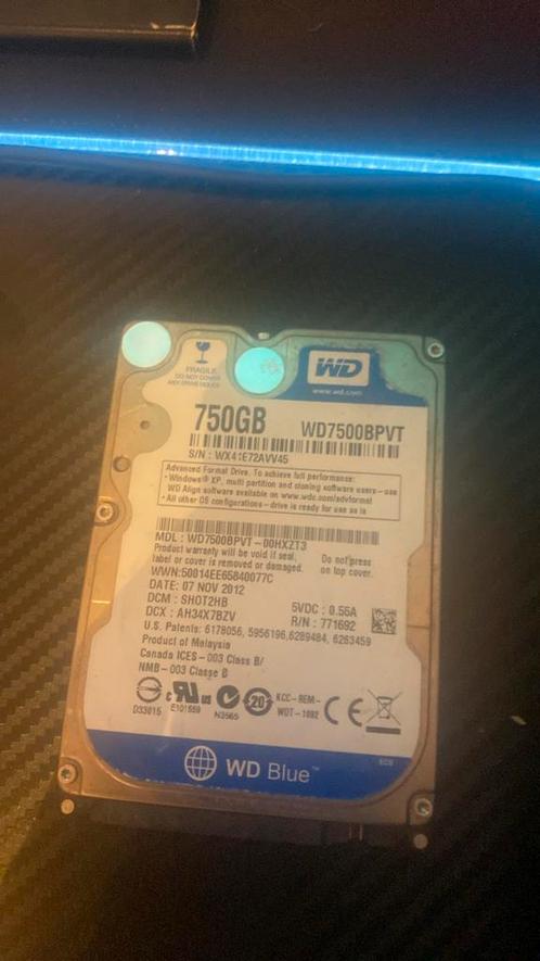 Hdd harde schijf, Computers en Software, Harde schijven, Zo goed als nieuw, HDD, Ophalen of Verzenden