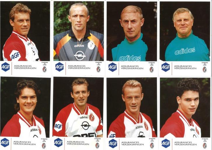 fankaarten Standard Luik voetbalseizoen 1994-95 PERFECT, Verzamelen, Sportartikelen en Voetbal, Nieuw, Spelerskaart, Ophalen