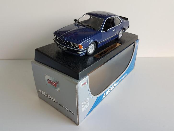 BMW E24 635csi 1:18 Anson Classic, Hobby & Loisirs créatifs, Voitures miniatures | 1:18, Comme neuf, Voiture, Anson, Enlèvement ou Envoi