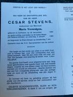 Stevens Cesar, Verzamelen, Bidprentjes en Rouwkaarten, Verzenden, Bidprentje