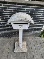 Vintage brievenbus in beton gratis!, Tuin en Terras, Brievenbussen, Ophalen, Gebruikt, Beton, Staande brievenbus
