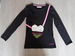 Zwarte longsleeve Desiguel 134/140, Kinderen en Baby's, Kinderkleding | Maat 134, Desigual, Meisje, Ophalen of Verzenden, Zo goed als nieuw