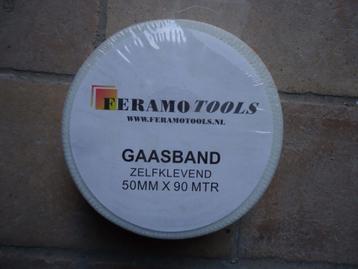 Zelfklevend gaasband Feramotools 50mm 90m gyproc gipsplaten. beschikbaar voor biedingen