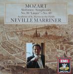 Mozart/Sinfonie 36 en 40 - ASMF/Neville Marriner - EMI - DDD, Ophalen of Verzenden, Zo goed als nieuw, Orkest of Ballet
