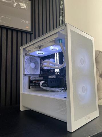 NZXT H3 Flow White Build: RTX 4060 & Ryzen 5 5600X beschikbaar voor biedingen