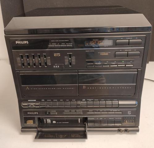 Philips FCD 585 stereotoren, Audio, Tv en Foto, Stereoketens, Gebruikt, Tuner of Radio, Philips, Ophalen of Verzenden