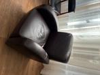 Fauteuil en cuir brun., Maison & Meubles, Enlèvement, Utilisé, Cuir