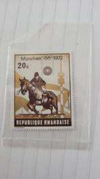 République Rwandaise Jeux Olympiques Munich 1972, Timbres & Monnaies, Timbres | Afrique, Enlèvement ou Envoi, Non oblitéré, Autres pays
