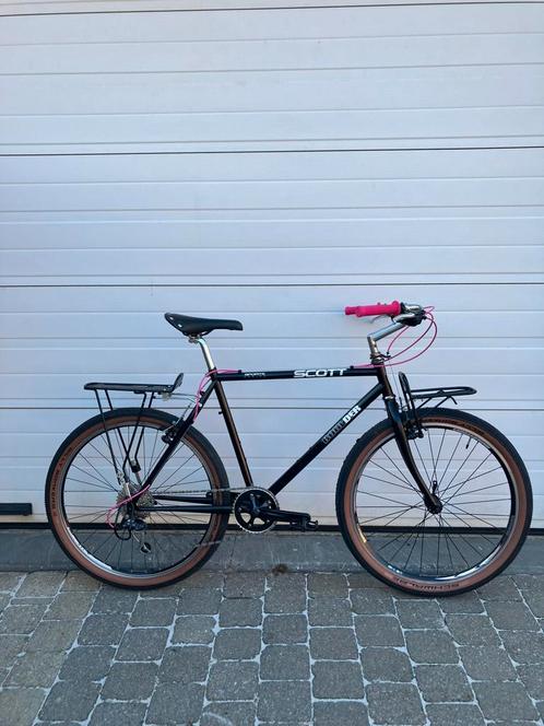 Vintage steel scott boulder cruiser commuter vtt mtb 26”, Fietsen en Brommers, Fietsen | Heren | Sportfietsen en Toerfietsen, Gebruikt