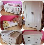 Volledige babykamer wit (incl. meegroeibed) TWF te koop!, Kinderen en Baby's, Kinderkamer | Complete kinderkamers, Ophalen, Gebruikt