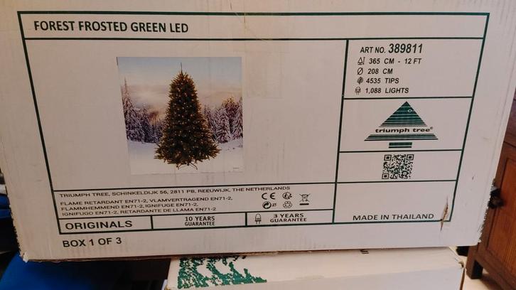 Sapin de noel lumineux big size 4m de hauteur, Divers, Noël, Comme neuf, Enlèvement