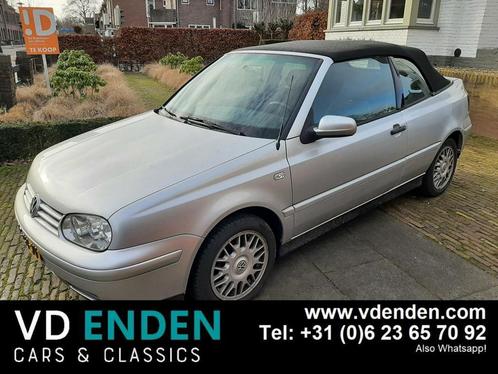 Volkswagen Golf Cabrio let 2.0 Aut. - 2001, Auto's, Volkswagen, Golf, Airbags, Alarm, Boordcomputer, Centrale vergrendeling, Elektrische buitenspiegels