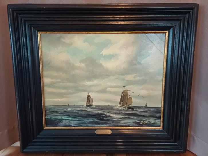 3 schilderijen van Quidousse G., Collections, Statues & Figurines, Enlèvement