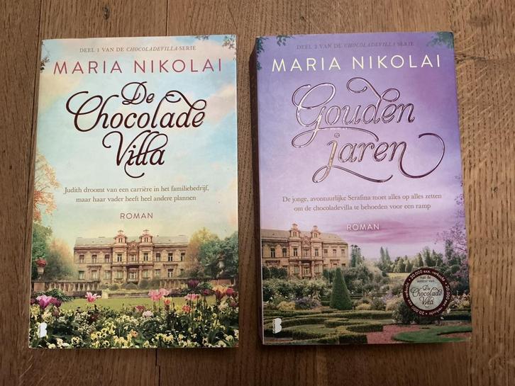 Maria Nikolai - De chocoladevilla + Gouden jaren, Livres, Littérature, Utilisé, Enlèvement