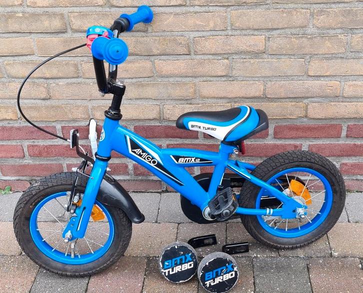 Leuke kinderfiets. Amigo BMX Turbo - 12 inch, Fietsen en Brommers, Fietsen | Kinderfietsjes, Zo goed als nieuw, Minder dan 16 inch