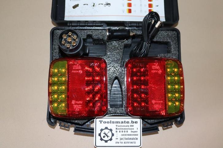 Draadloze magnetische LED aanhangwagen verlichting set, Auto diversen, Autogereedschap, Nieuw, Verzenden