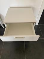 Kleine witte kast met schuif TRYSIL, Huis en Inrichting, Ophalen, Minder dan 50 cm, 1 of 2 laden, Zo goed als nieuw